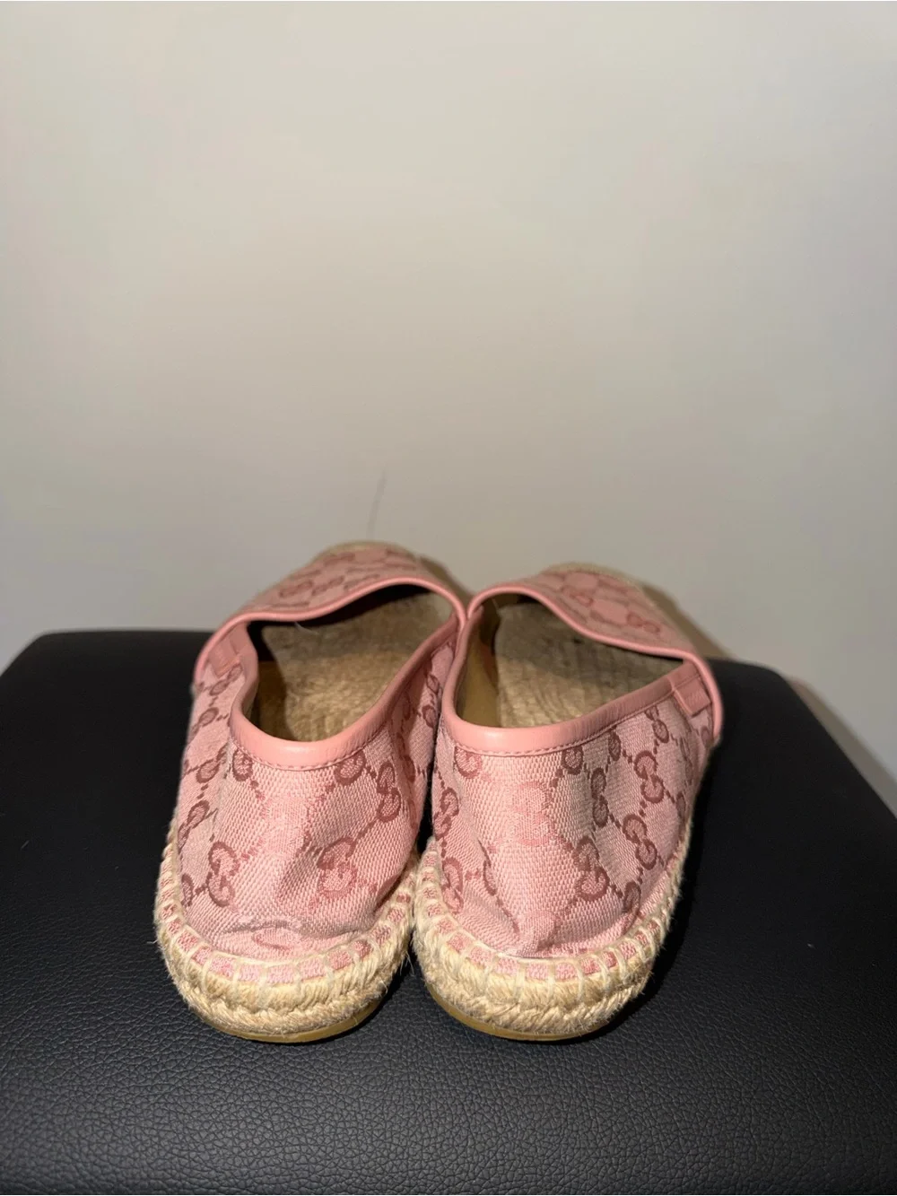 Gucci Pink Canvas Espadrilles size 40